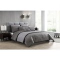 Riverbrook Home Riverbrook Home 82398 Gilmore Queen Size Comforter Set; Grey - 10 Piece 82398